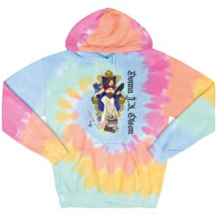 Unisex Tie-Dye Fleece Hoodie