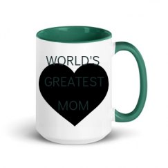 15oz Ceramic Mug with Color Inside