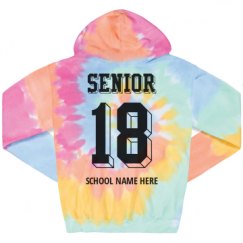 Unisex Tie-Dye Fleece Hoodie