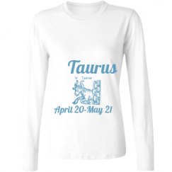 Ladies Relaxed Fit Basic Long Sleeve Tee