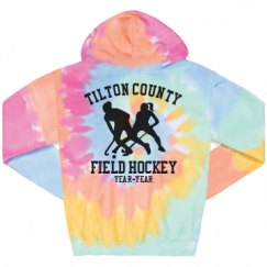 Unisex Tie-Dye Fleece Hoodie