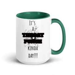 15oz Ceramic Mug with Color Inside