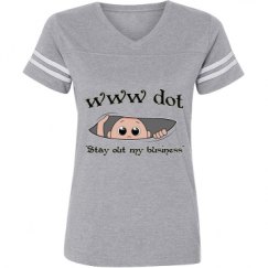 Ladies Relaxed Fit Vintage Sports Tee