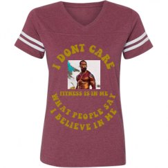 Ladies Relaxed Fit Vintage Sports Tee