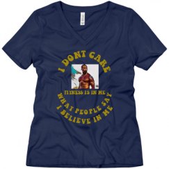 Ladies Relaxed Fit V-Neck Tee