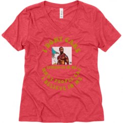 Ladies Relaxed Fit Super Soft Triblend V-Neck Tee