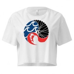 Ladies Festival Cali Crop Top Tee