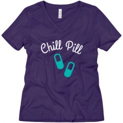 Ladies Relaxed Fit V-Neck Tee