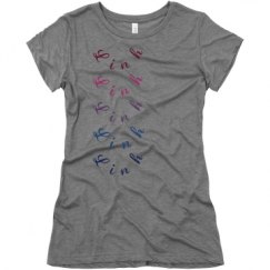 Ladies Slim Fit Super Soft Triblend Tee