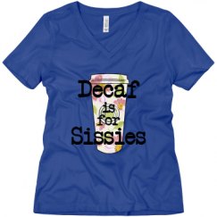 Ladies Relaxed Fit V-Neck Tee