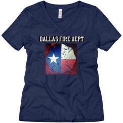 Ladies Relaxed Fit V-Neck Tee