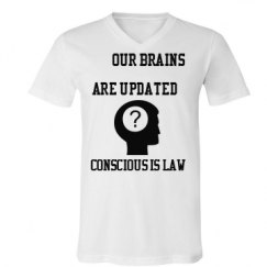 Unisex V-Neck Jersey Tee