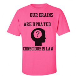 Unisex Ultra Cotton Safety Neon Crewneck Tee