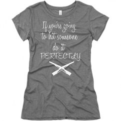 Ladies Slim Fit Super Soft Triblend Tee