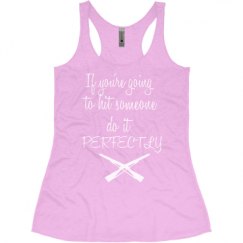 Ladies Slim Fit Super Soft Racerback Triblend Tank