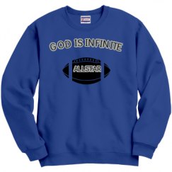 Unisex Film and Foil Crewneck Sweatshirt