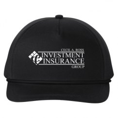 Snapback Five-Panel Rope Hat