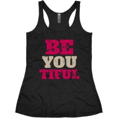 Ladies Slim Fit Super Soft Racerback Triblend Tank