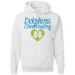 Dolphins cheerleading sweatshirt