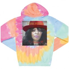 Unisex Tie-Dye Fleece Hoodie