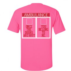 Unisex Ultra Cotton Safety Neon Crewneck Tee