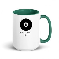 15oz Ceramic Mug with Color Inside