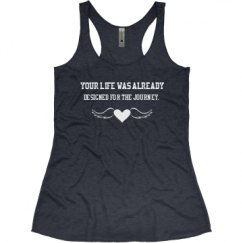 Ladies Slim Fit Super Soft Racerback Triblend Tank