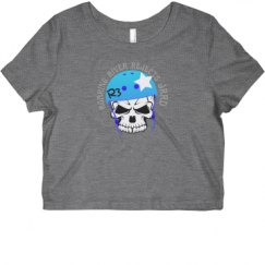 Ladies Slim Fit Crop Top Tee