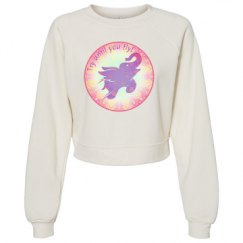 Women's Raglan Pullover Fleece