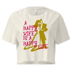 Ladies Festival Cali Crop Top Tee