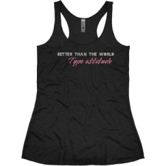 Ladies Slim Fit Super Soft Racerback Triblend Tank
