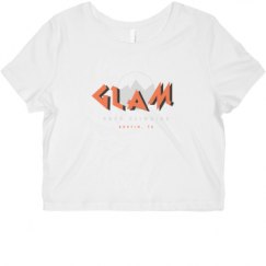 Ladies Slim Fit Crop Top Tee