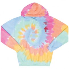 Unisex Tie-Dye Fleece Hoodie
