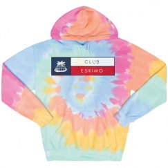 Unisex Tie-Dye Fleece Hoodie