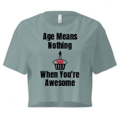 Ladies Festival Cali Crop Top Tee