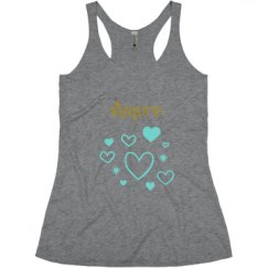 Ladies Slim Fit Super Soft Racerback Triblend Tank