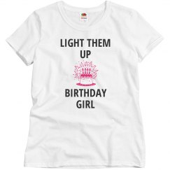 Light them up birthday girl
