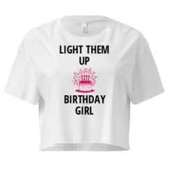 Ladies Festival Cali Crop Top Tee