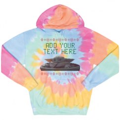 Unisex Tie-Dye Fleece Hoodie