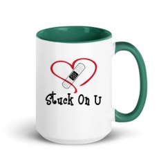 15oz Ceramic Mug with Color Inside