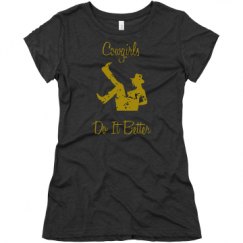 Ladies Slim Fit Super Soft Triblend Tee