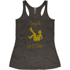Ladies Slim Fit Super Soft Racerback Triblend Tank