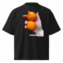 Unisex Organic Oversized High Neck T-Shirt