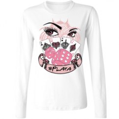 Ladies Relaxed Fit Basic Long Sleeve Tee