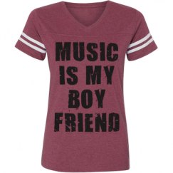 Ladies Relaxed Fit Vintage Sports Tee