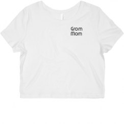 Ladies Slim Fit Crop Top Tee