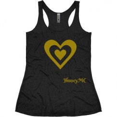 Ladies Slim Fit Super Soft Racerback Triblend Tank