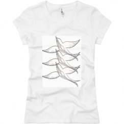 Ladies Slim Fit Basic Promo Jersey Tee