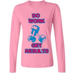 Ladies Relaxed Fit Basic Long Sleeve Tee