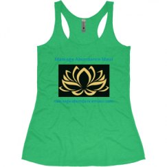 Ladies Slim Fit Super Soft Racerback Triblend Tank
